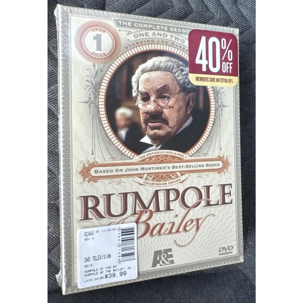 Rumpole Of The Bailey-The Complete Series (4 DVD Set) - NEW SEALED- Season 1 & 2